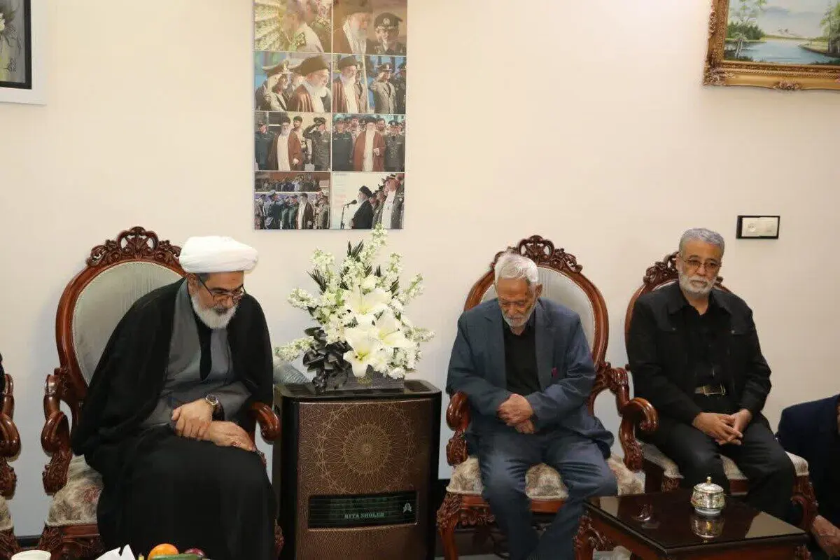 دیدار رئیس سازمان قضایی نیرو‌های مسلح کل کشور با پدر سپهبد شهید سیدعبدالرحیم موسوی