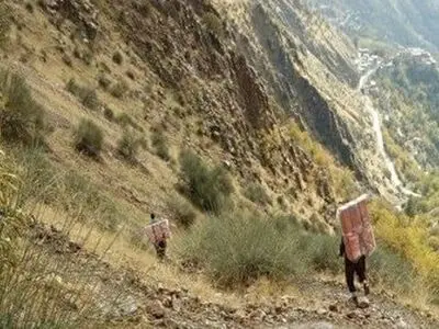 جان باختن کولبر جوان بر اثر سقوط از ارتفاعات نوسود 