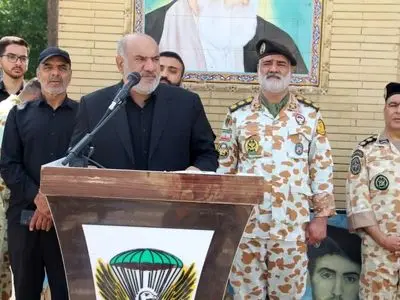 آیین تشییع پیکر شهید محمدرضا دهقانی در تیپ ۵۵ هوابرد نزاجا برگزار شد