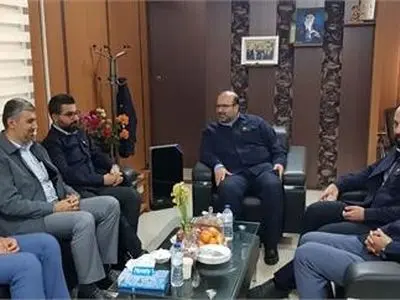 دیدار مدیرعامل با مدیر بازرسی و نظارت شرکت