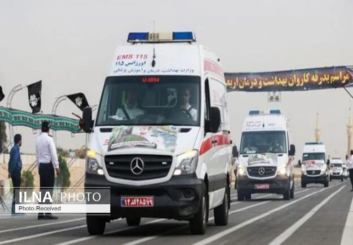 اولین کاروان بهداشت و درمان اربعین قزوین راهی شلمچه شد