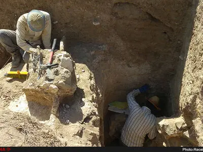 کشف یک بنای باشکوه ساسانی در خراسان/اعتبارات تامین نشد، قاچاقچیان به سراغ قلعه ساسانی رفتند