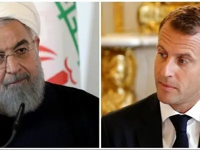 ​​​​​​​ماکرون لروحانی: فرنسا تحاول إقناع أمیرکا للالتزام بالاتفاق 