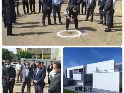 کلنگ احداث مجتمع آموزشی غیر انتفاعی موسسه رایان به زمین زده شد