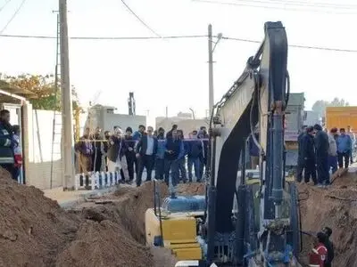 مرگ یک کارگر مقنی بر اثر ریزش دهانه چاه در یزد