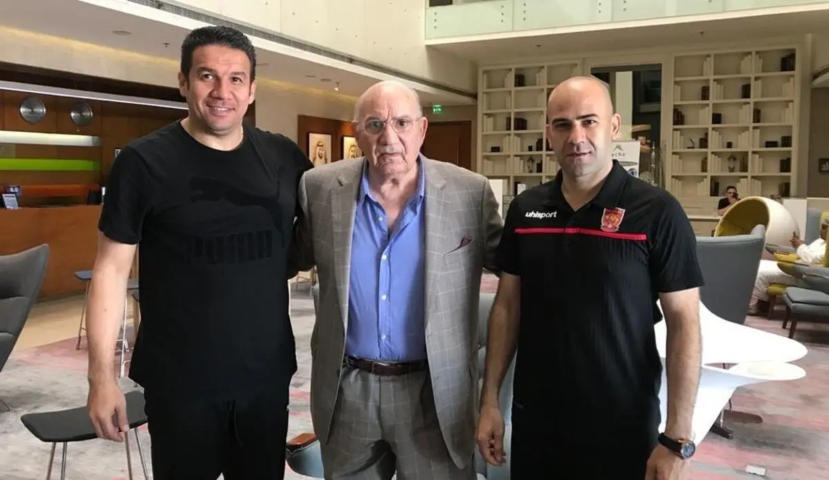 حضور حشمت مهاجرانی در اردوی شهرخودرو
