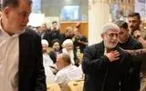 حضور سردار قاآنی در مراسم ختم همسر آیت‌الله سیستانی