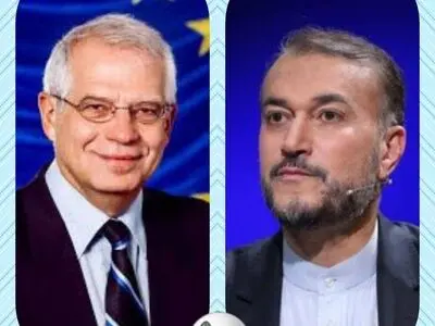 أمیرعبداللهیان و بوریل یبحثان هاتفیا آخر تطورات محادثات رفع الحظر