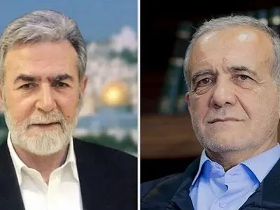 ردا على رسالة تهنئة النخالة.. الرئیس بزشکیان: ایران حکومة وشعبا تدعم الحقوق المشروعة للشعب الفلسطیني