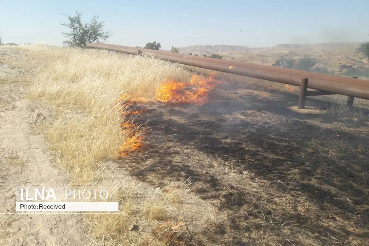 آتش‌سوزی در مجموعه تاریخی هگمتانه 