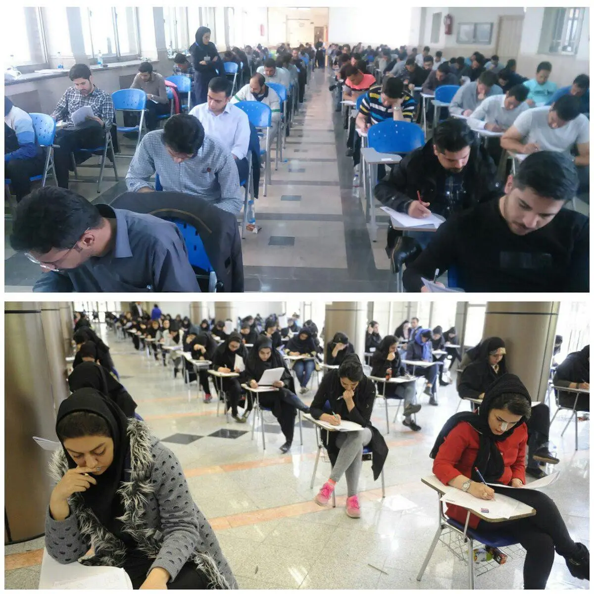 آزمون استخدامی بانک ایران زمین برگزار شد