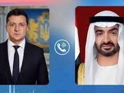 گفت‌وگوی تلفنی زلنسکی و ولیعهد ابوظبی درباره تحولات اوکراین
