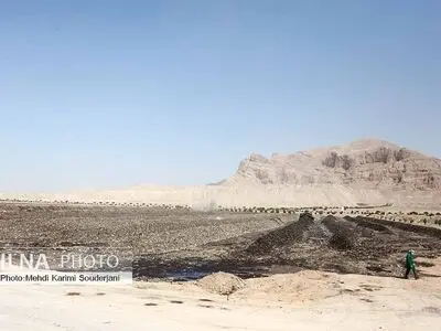 خاک برداری استخر تبخیری جدید سایت پاکسار قزوین به پایان رسید