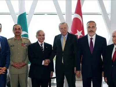 اردوغان و شهباز شریف دیدار کردند