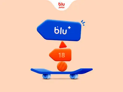 کاربران بلوجونیور با ورود به ۱۸ سالگی می‌توانند حساب خود را به بلو منتقل کنند