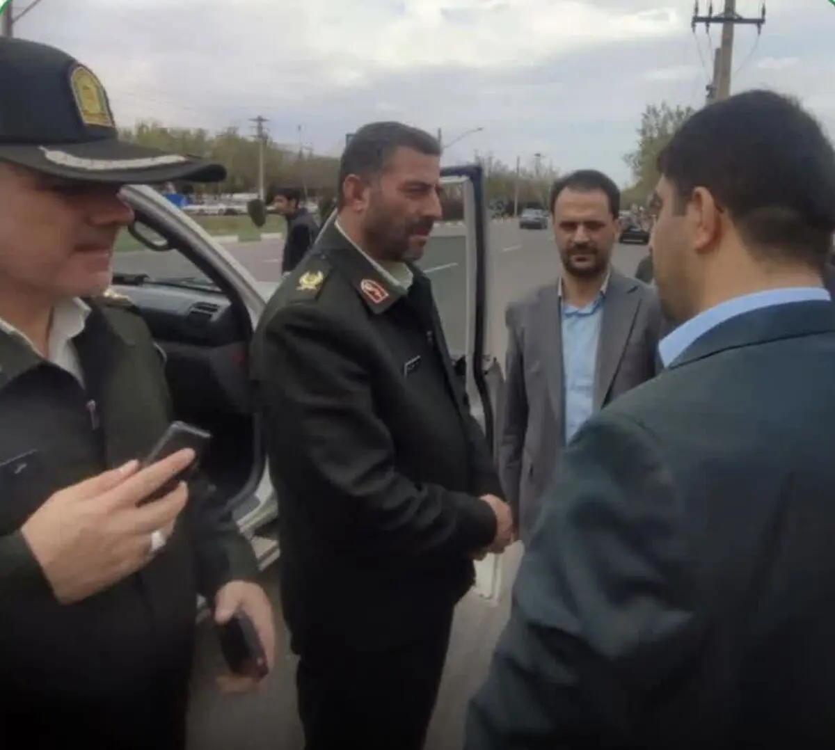 حضور جانشین فرماندهی انتظامی استان آذربایجان شرقی در ارس