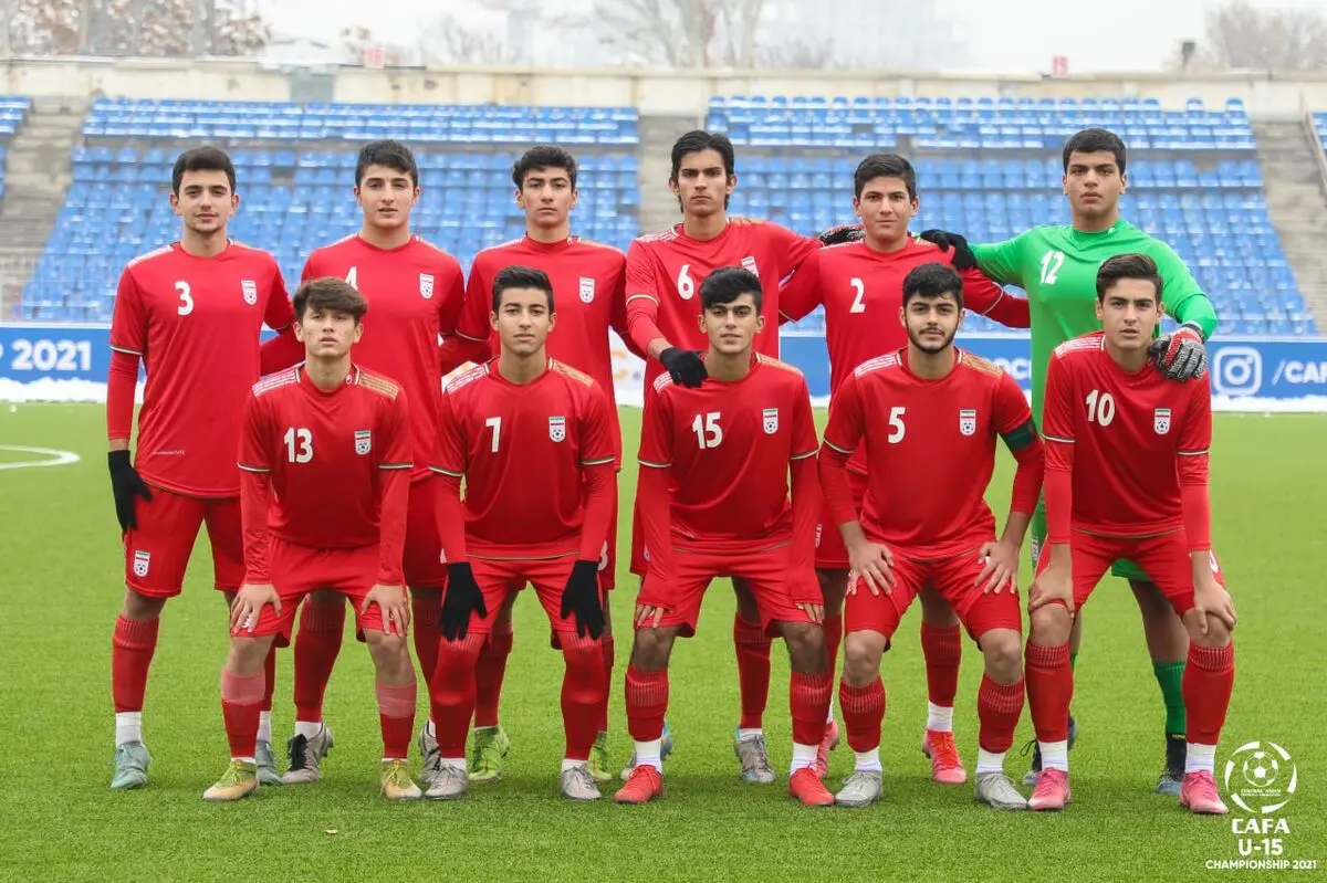 جلسه فنی تیم زیر ۱۵ سال ایران پیش از مصاف با تاجیکستان