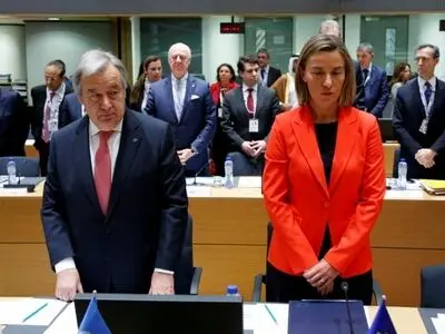 Mogherini, Guterres discuss nuclear dael implementation