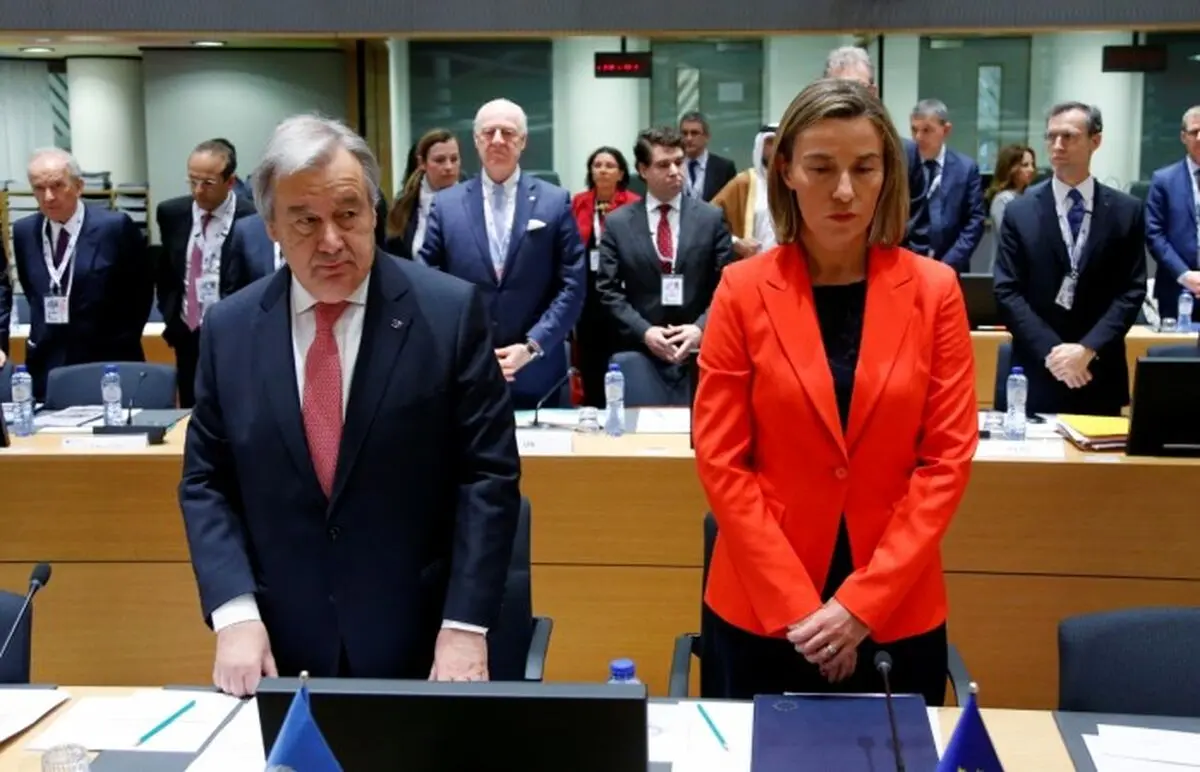 Mogherini, Guterres discuss nuclear dael implementation
