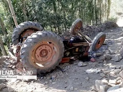 کشته شدن راننده تراکتور بر اثر واژگونی در بخش ریگ- ماهان کرمان