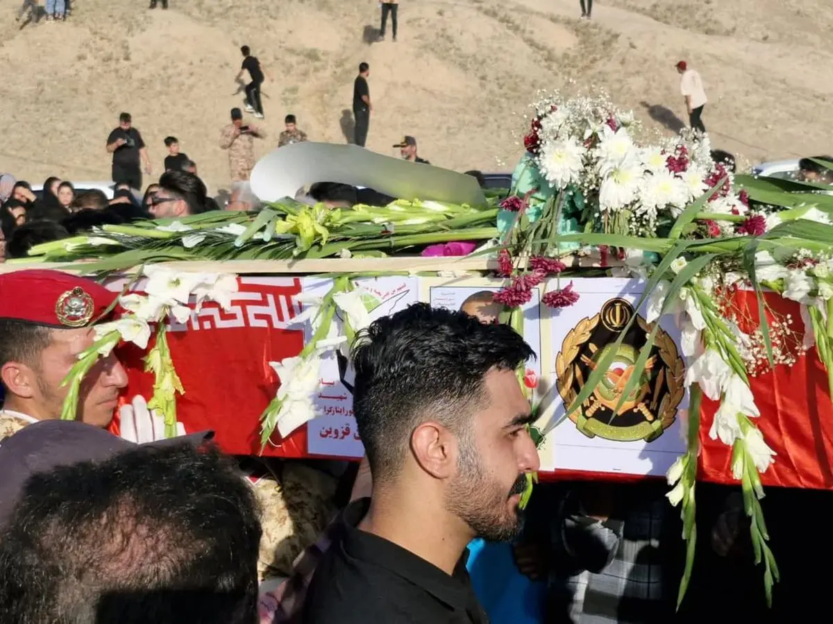 پیکر مطهر شهید امیرحسین قاسمی در زادگاهش تشییع شد
