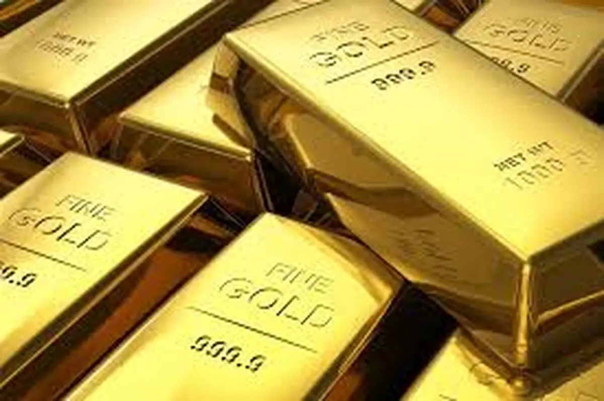 کاهش بهای طلا همزمان با صعود بازار سهام و افزایش ارزش دلار
