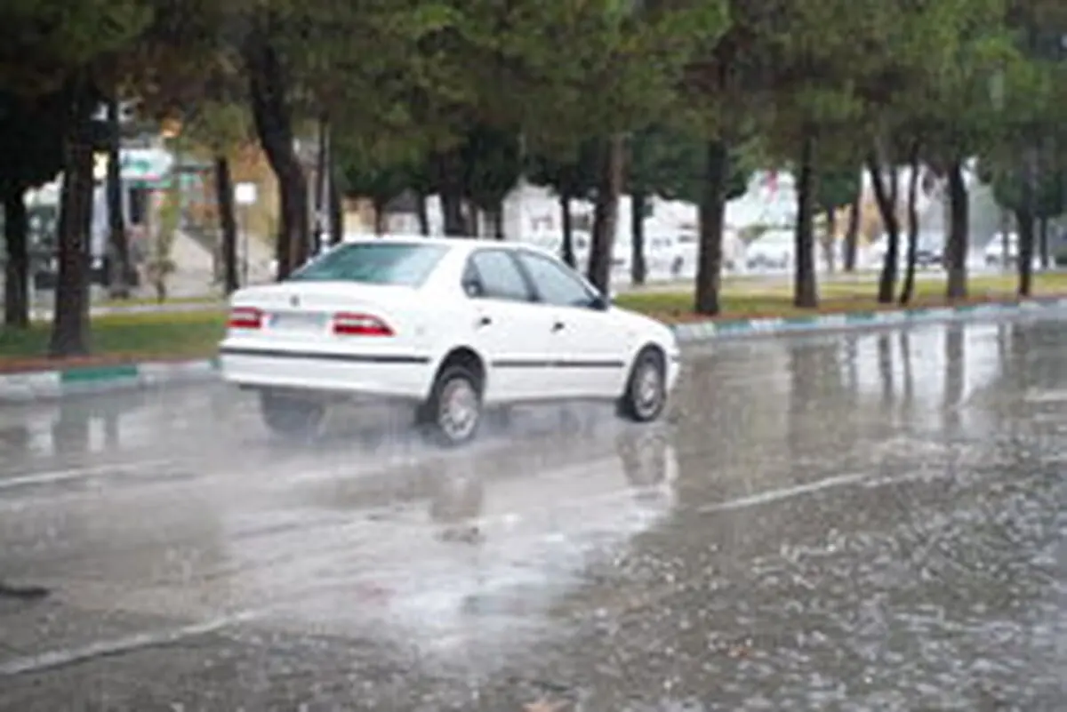  بارش باران در ۵ استان کشور
