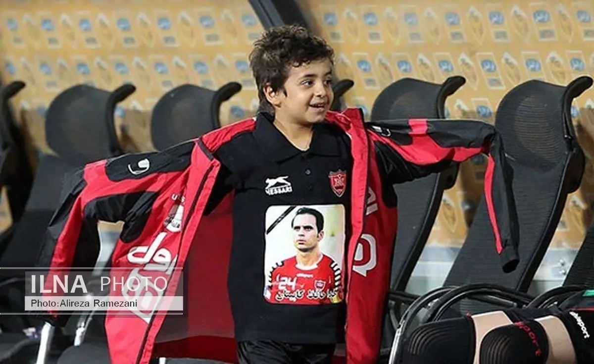 عکس: هانی، پسر هادی نوروزی در بازی صبا و پرسپولیس