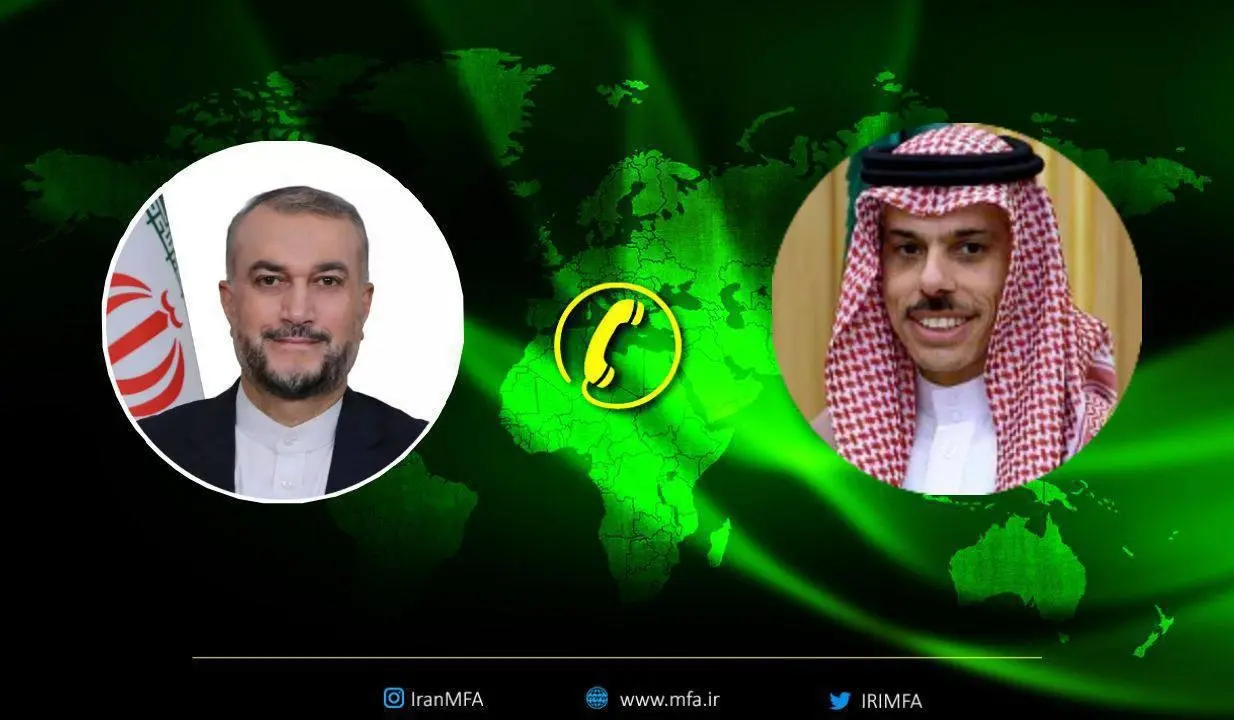 Iranian, Saudi FMs discuss latest developments