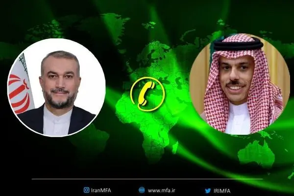 Iranian, Saudi FMs discuss latest developments