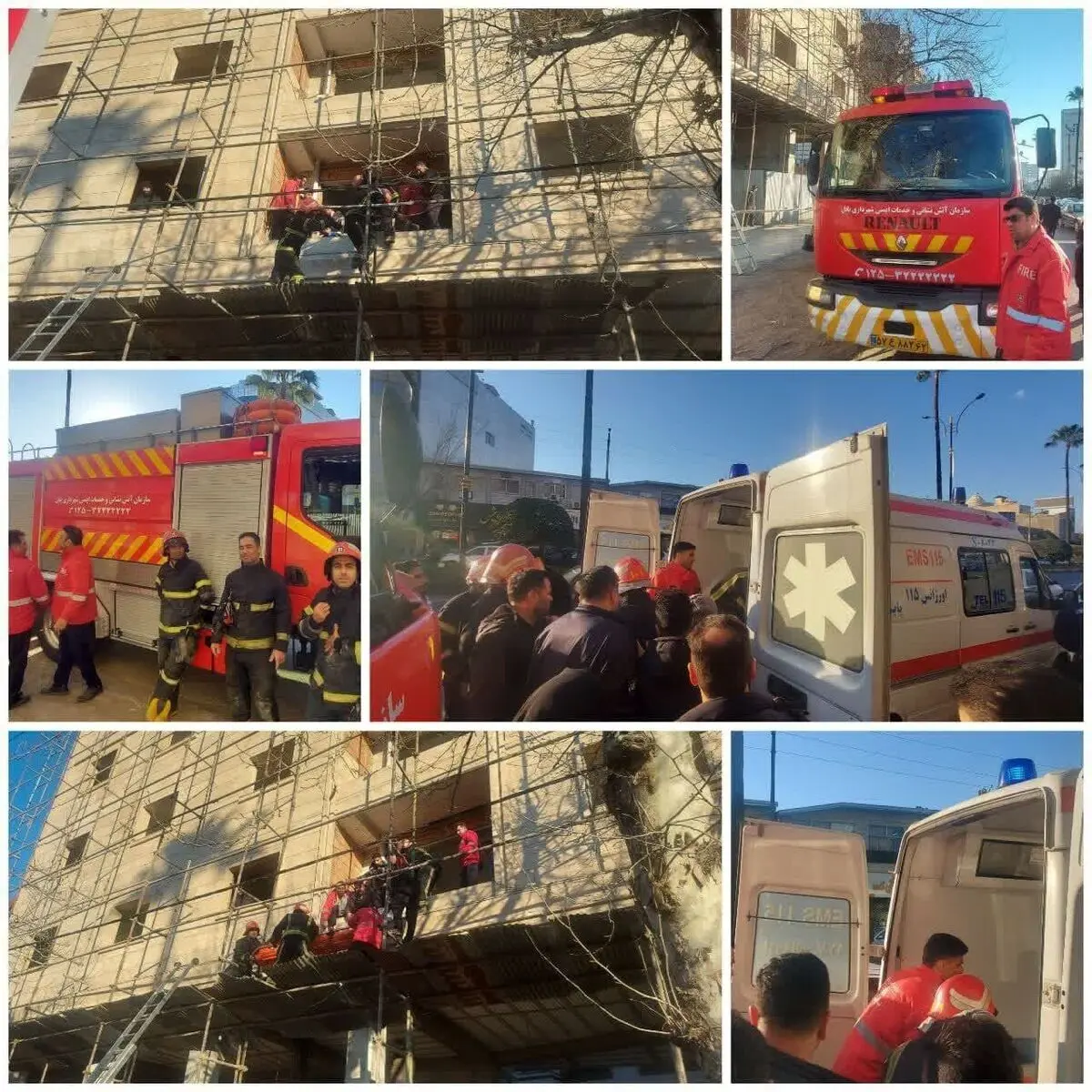 مرگ یک کارگر بر اثر سقوط از داربست 
