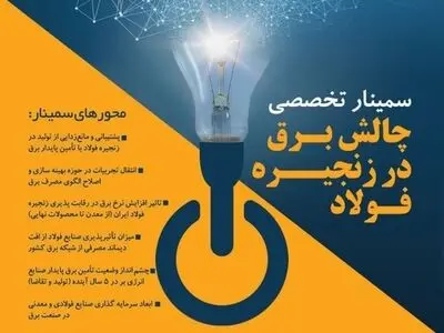محورهای سمینار تخصصی «چالش برق در زنجیره فولاد» اعلام شد
