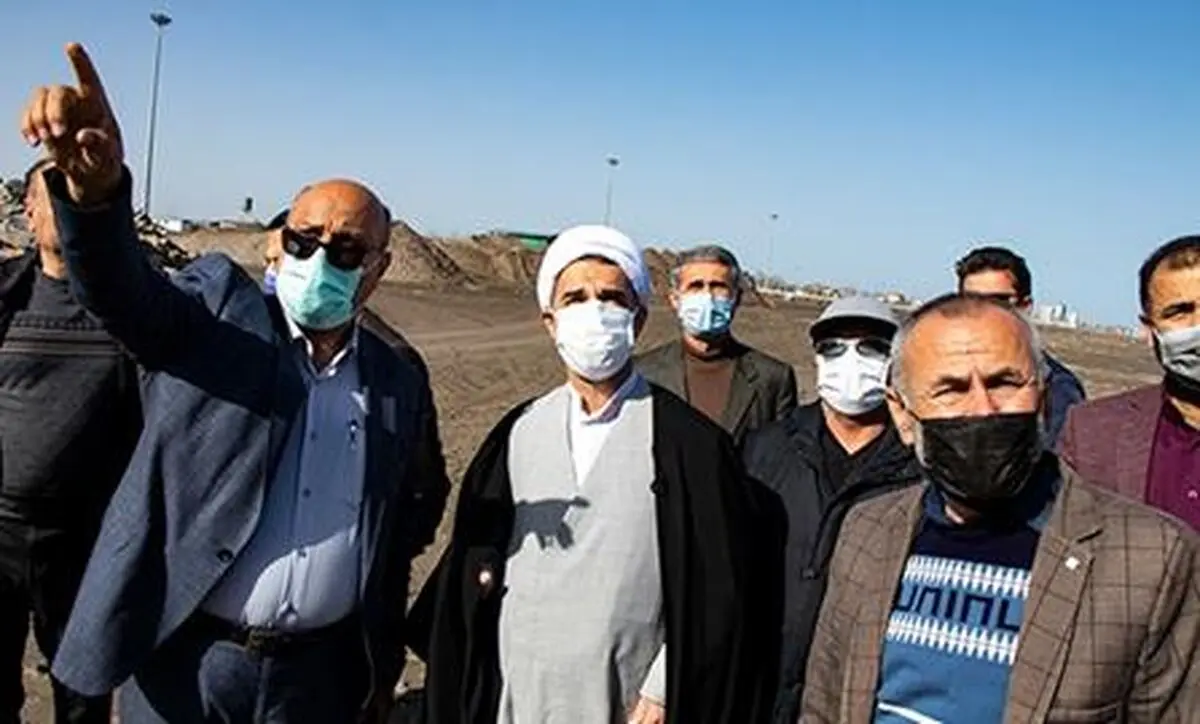بازدید رییس کل دادگستری گیلان از روند ساخت پروژه بندر تفریحی گردشگری چمخاله لنگرود