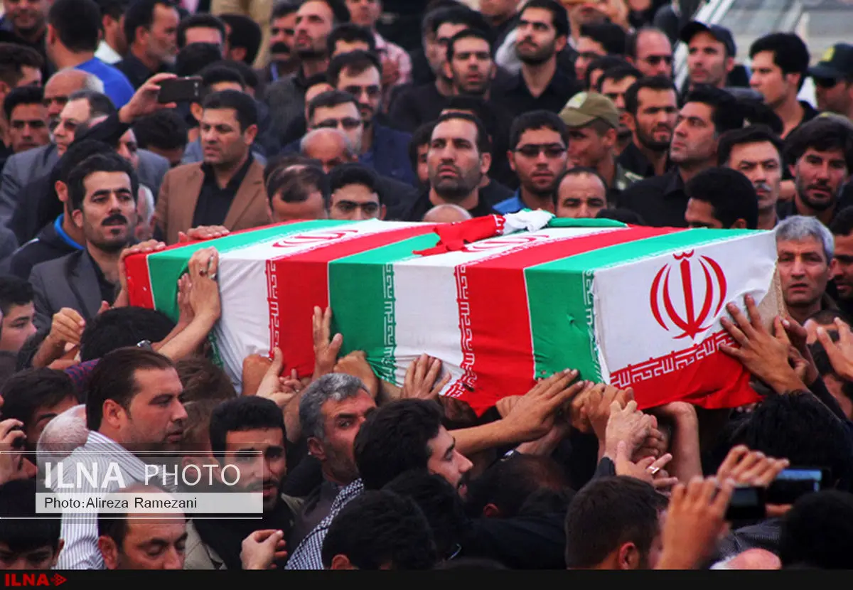پیکر سردار شهید محمد ناظری در تهران تشییع شد