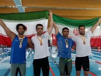 13 مدال رنگارنگ برای شنای کارگران ایران در مسابقات جهانی