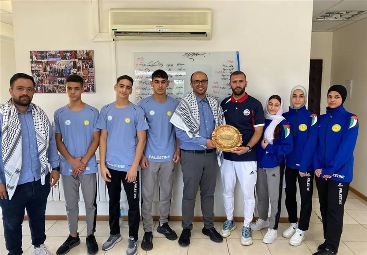 رئیس فدراسیون ووشو با ملی‌پوشان فلسطینی دیدار کرد