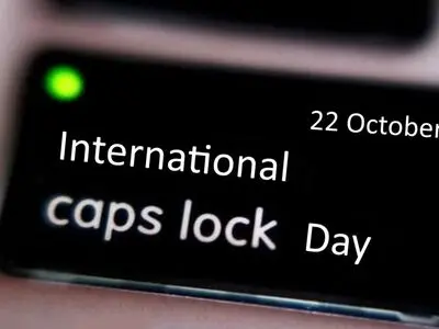 ۲۲ اکتبر روز جهانی کلید کپس لاک (Caps Lock) است