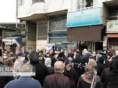 تجمع بازنشستگان تامین اجتماعی رشت مقابل استانداری و کانون بازنشستگان