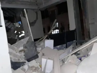 مصدومیت ۹ نفر بر اثر انفجار شدید در ساختمان مسکونی