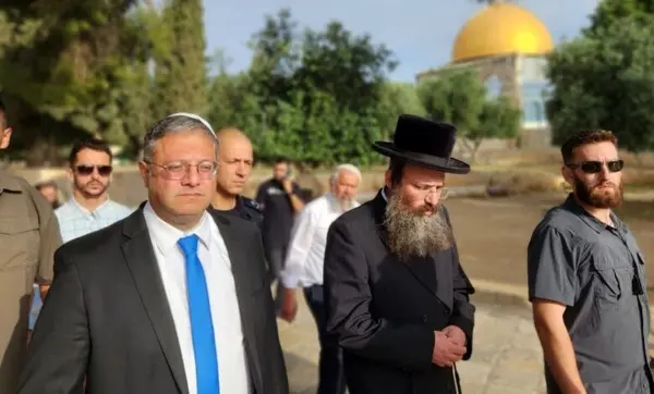 یورش مجدد وزیر امنیت ملی اسرائیل به صحن مسجد الاقصی