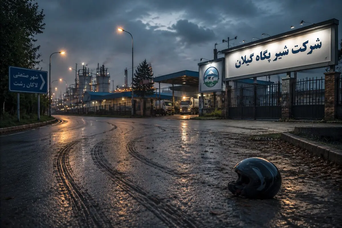 جزئیات مرگ یک کارگر جوان بر اثر تصادف در شهرک صنعتی لاکان رشت