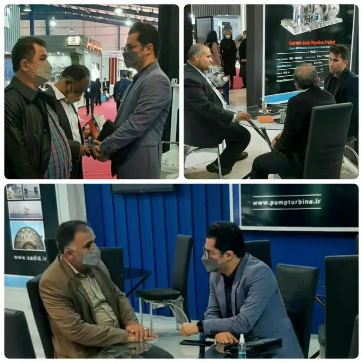 حضور شرکت‌های فعال در عرصه نفت و گاز گروه صنعتی سدید در نمایشگاه نفت اهواز 1400