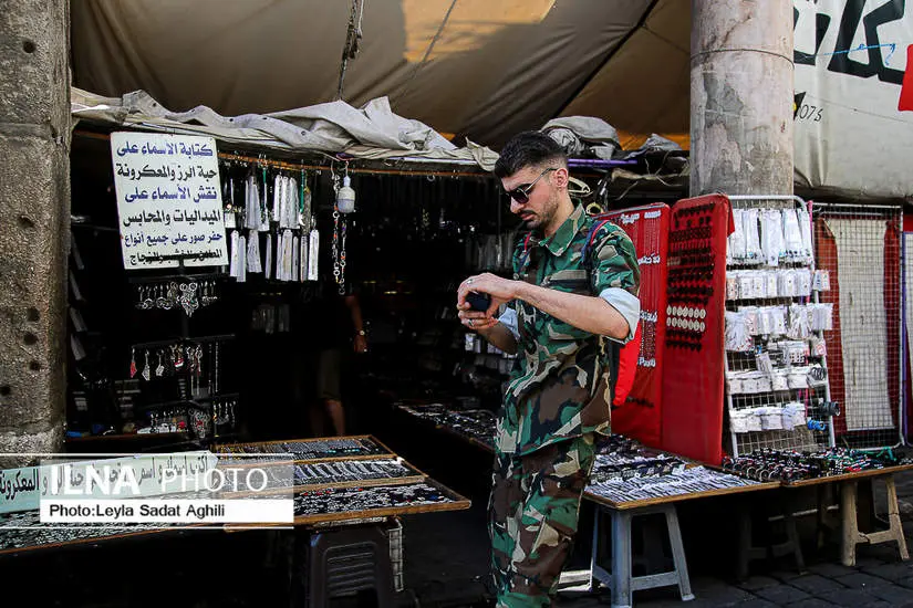  بازار دمشق پایتخت سوریه