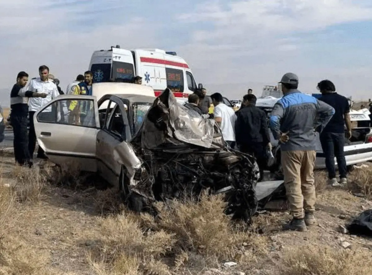 ۳ کشته و ۳ مصدوم در تصادف سمند و پژو در هریس–تبریز