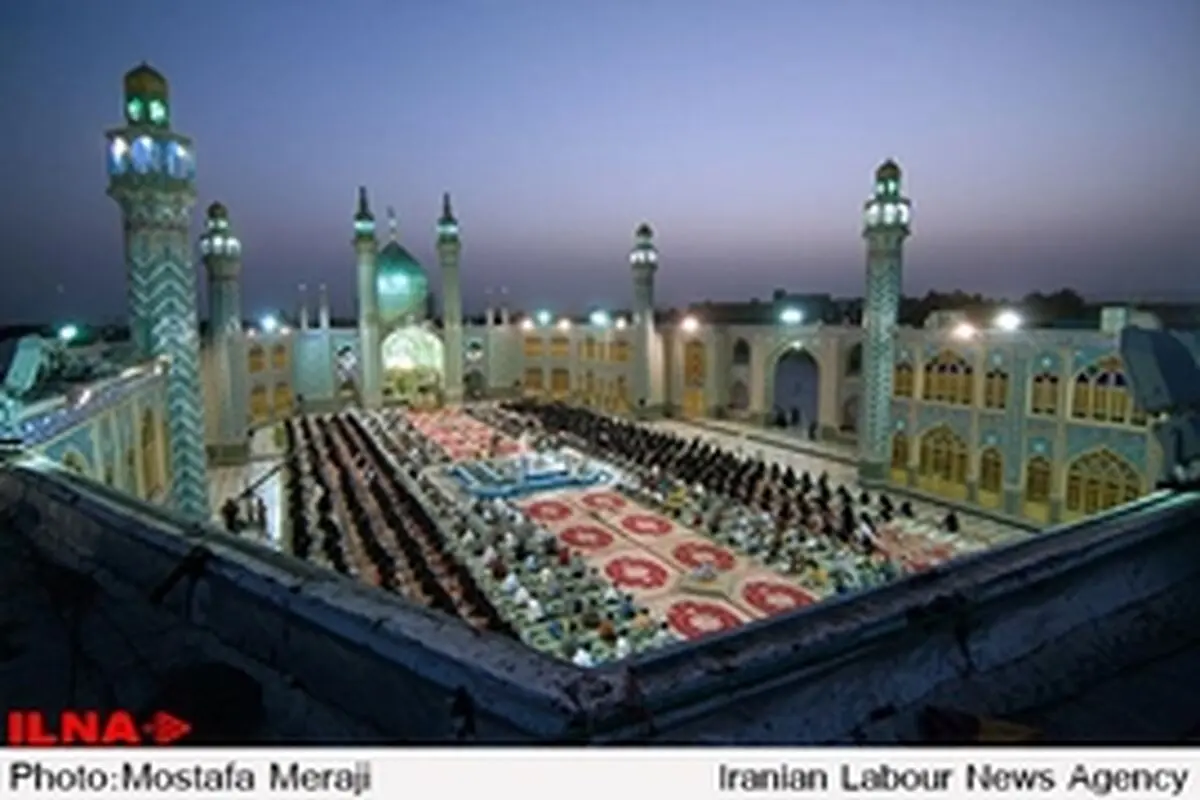 گزارش تصویری مراسم ترتیل خوانی قرآن در حرم هلال ابن علی(ع) آران و بیدگل