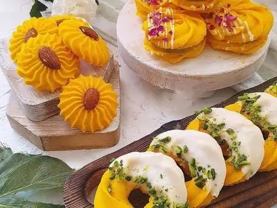 طرز تهیه شیرینی زعفرانی
