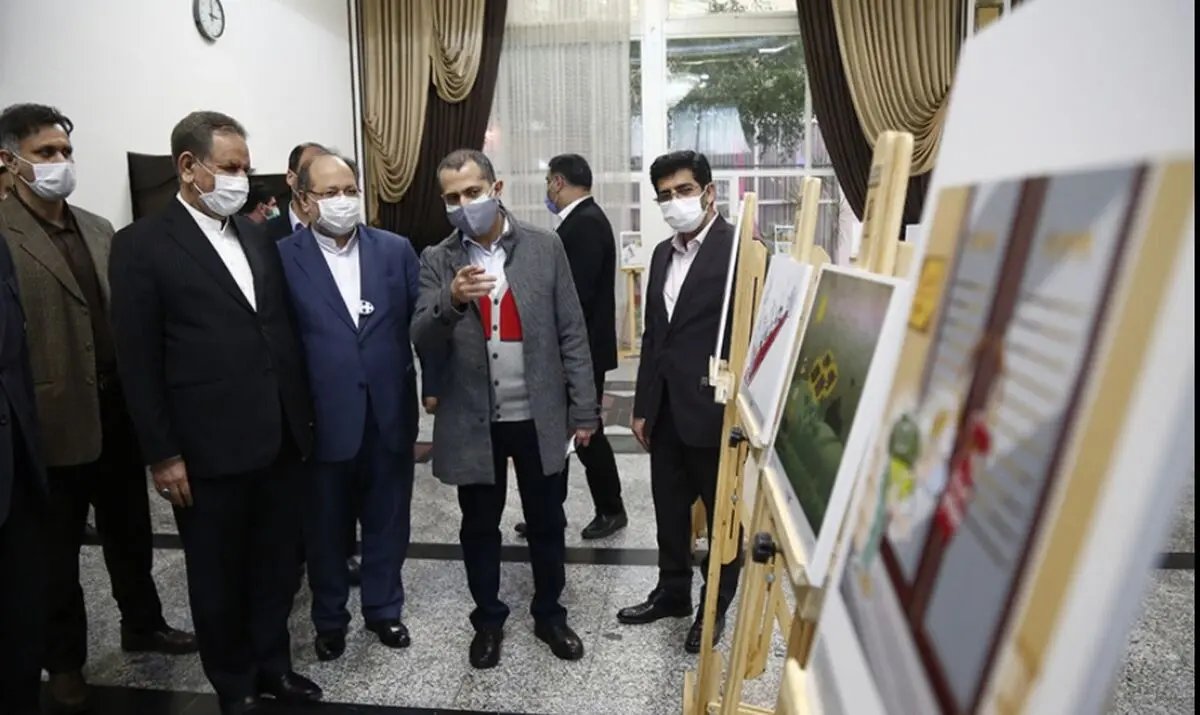 بازدید معاون اول رییس جمهوری از نمایشگاه "کارا" 