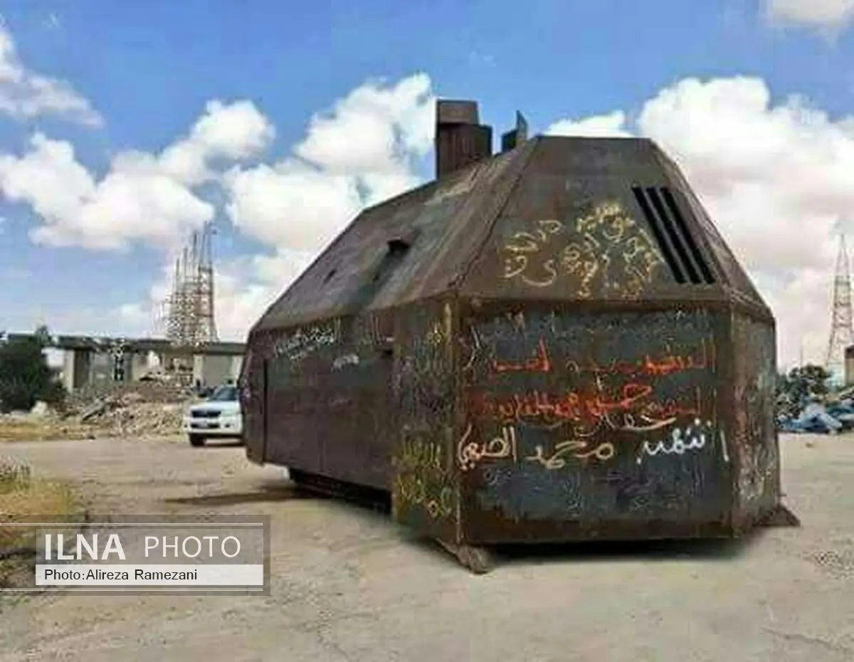 ماشین عجیب داعش با حفاظ آهنی + عکس 