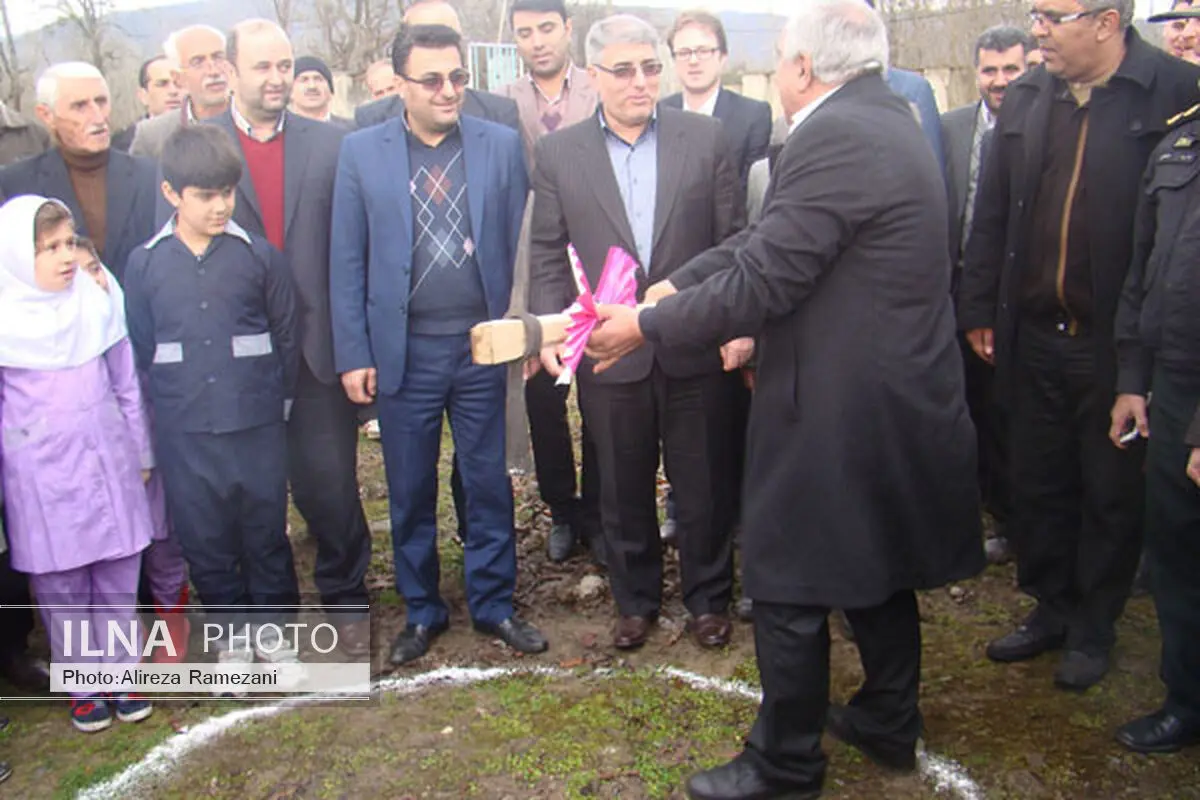 برگزاری آئین کلنگ‌زنی مدرسه خیری در ماسال