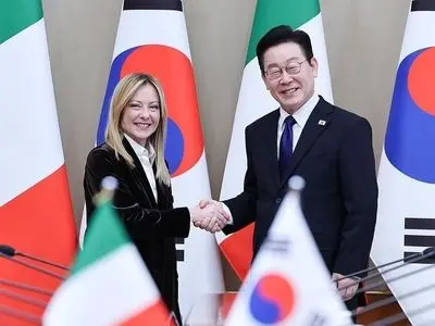 رئیس جمهور کره جنوبی و نخست وزیر ایتالیا دیدار کردند